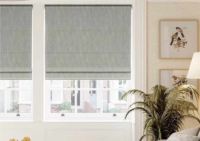 Clarendon, Serene Grey - Roman Blind - Image 3